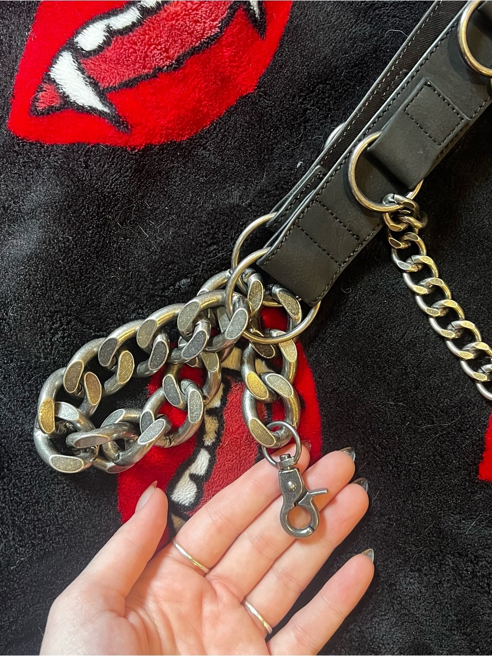 Darker Wavs x Dolls Kill - WARP CHAIN HARNESS - Picture 3 of 6